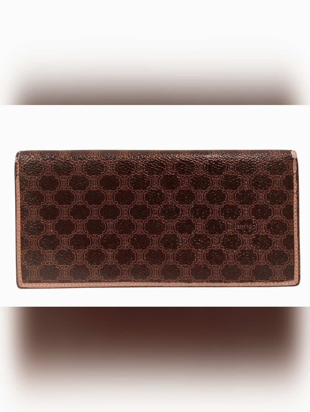 Celine Macadam Vintage Long Leather Wallet